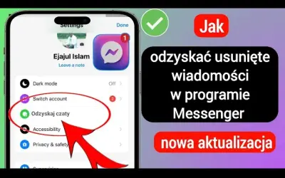 Jak odzyskać usunięte wiadomości z Messengera i uniknąć ich utraty