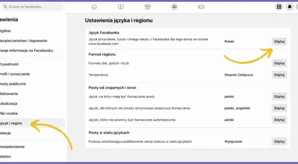 Jak zmienić język w Messenger na polski - prosty poradnik