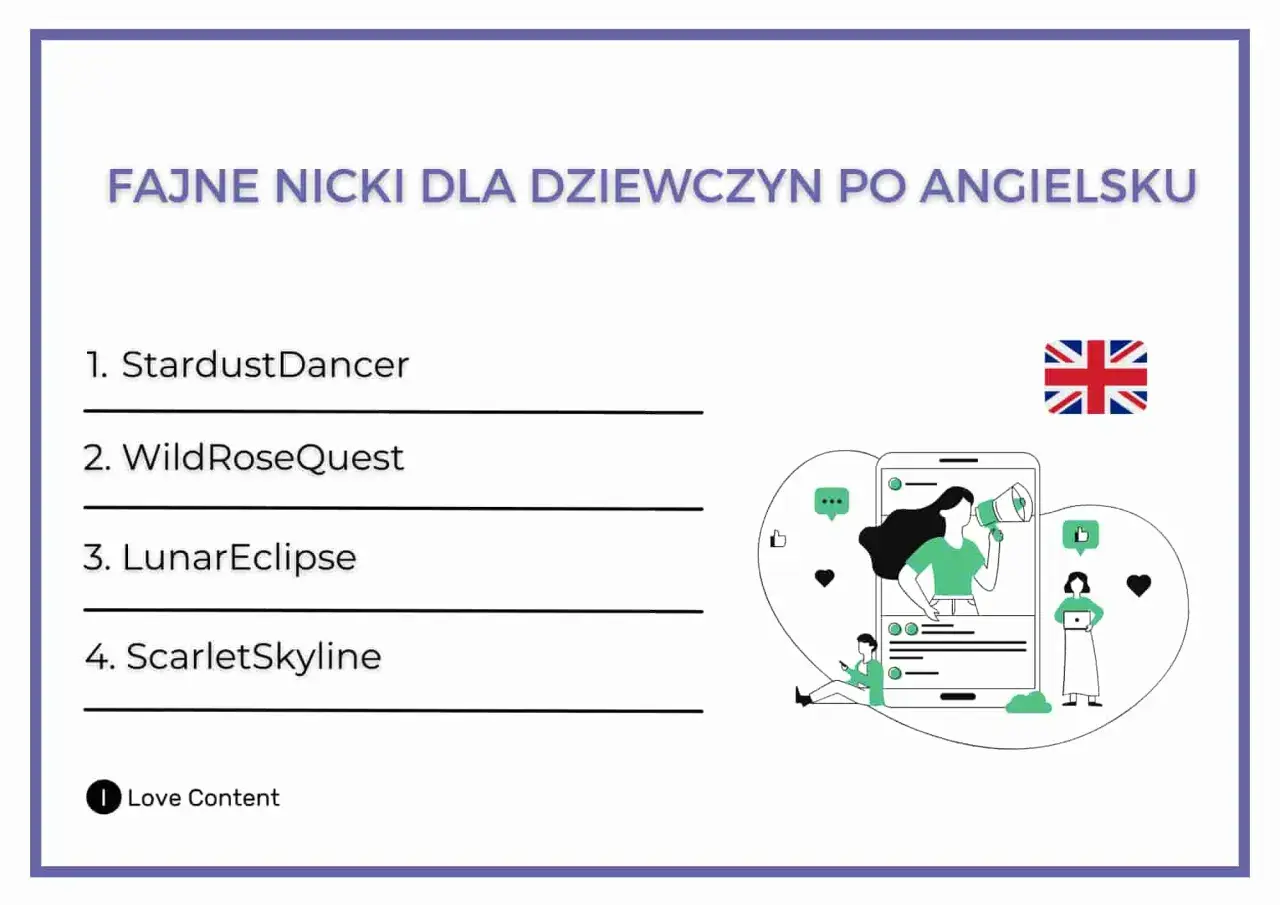 Najlepsze pomysły na nick dla dziewczyny na Messengerze, które zaskoczą