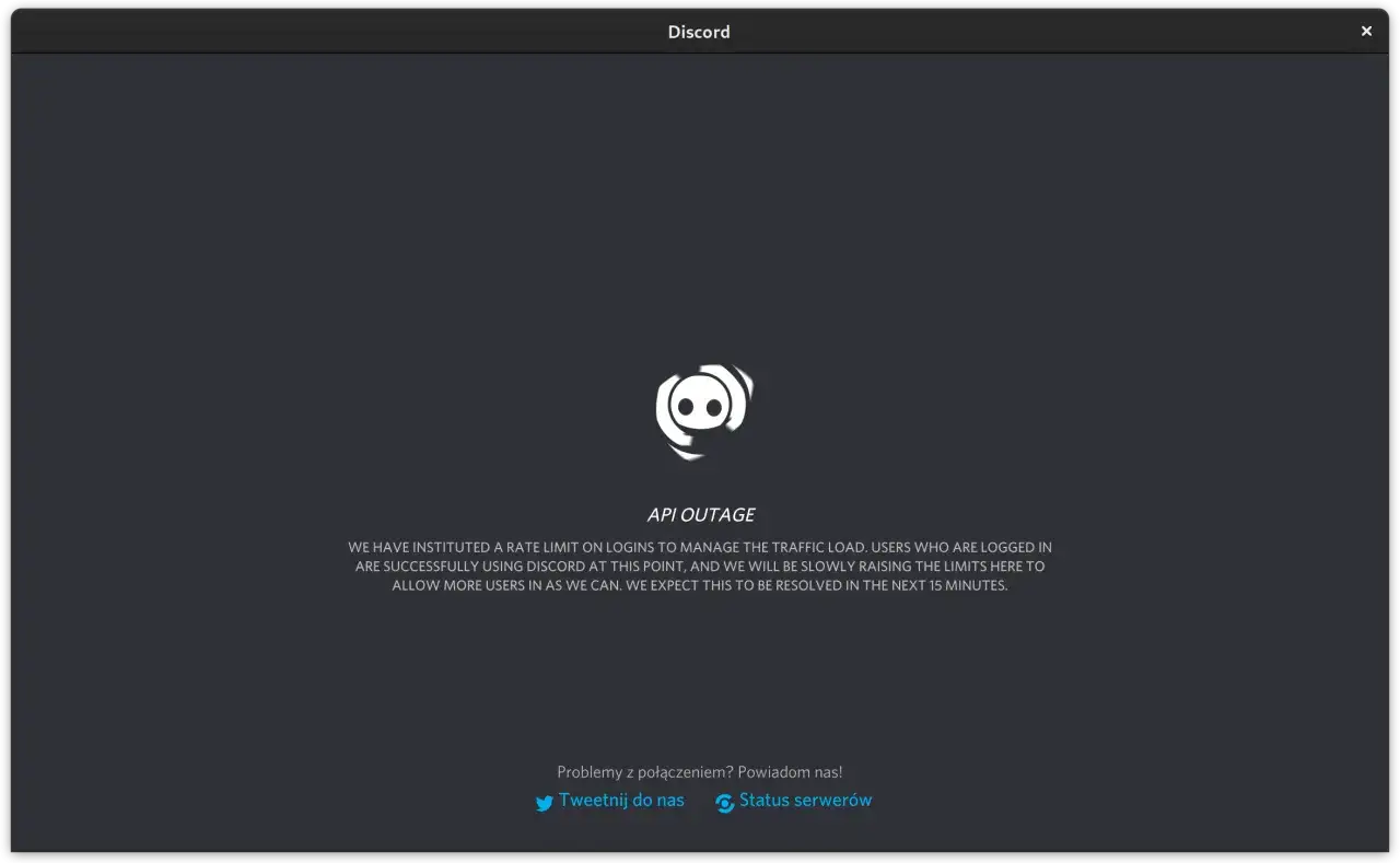 Zdjęcie Jak zabezpieczyć się przed API Outage na Discord: Praktyczne wskazówki