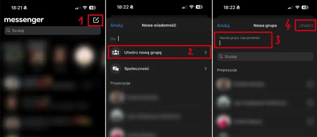 Zdjęcie Jak bez problemu stworzyć grupę na Messengerze w kilku prostych krokach