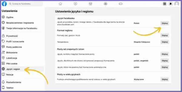 Jak zmienić język w Messenger na polski - prosty poradnik